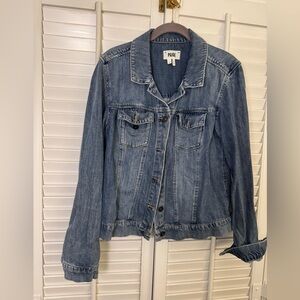 Paige Women's Blue Denim Jacket lightweight size L